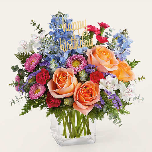 Birthday Bash Bouquet –  Greenery Plus Florist, Monroe NY