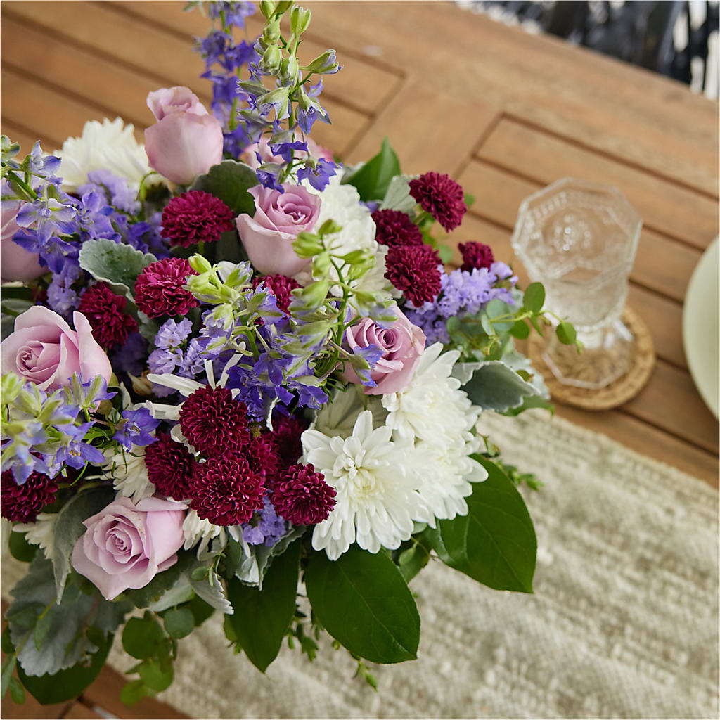 Violet Frost Bouquet –  Greenery Plus Florist, Monroe NY