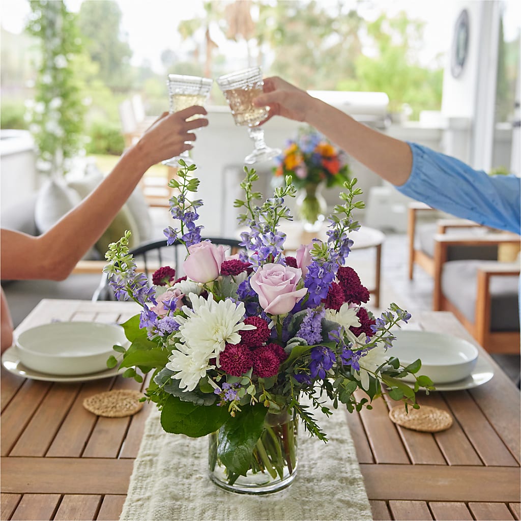 Violet Frost Bouquet –  Greenery Plus Florist, Monroe NY