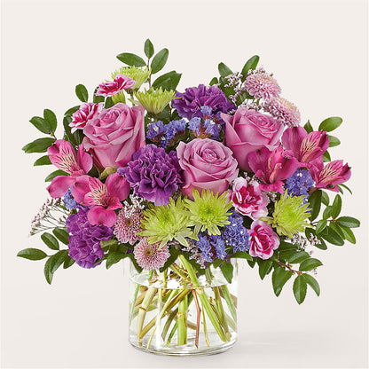 Glass Half Full Bouquet –  Greenery Plus Florist, Monroe NY
