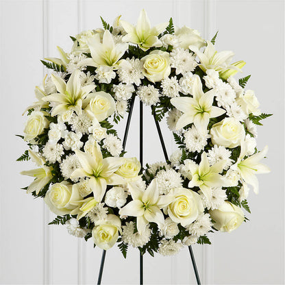 Treasured Tribute Wreath –  Greenery Plus Florist, Monroe NY