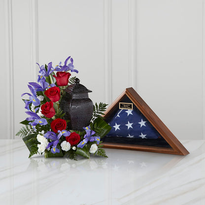 Patriotic Tribute Arrangement –  Greenery Plus Florist, Monroe NY