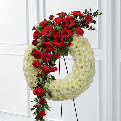 Graceful Tribute Wreath –  Greenery Plus Florist, Monroe NY
