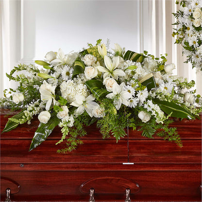 Abundance Casket Spray –  Greenery Plus Florist, Monroe NY