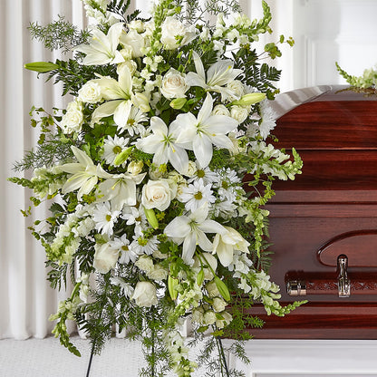 Loving Thoughts Standing Spray –  Greenery Plus Florist, Monroe NY