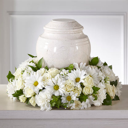 Ivory Gardens Cremation Adornment –  Greenery Plus Florist, Monroe NY