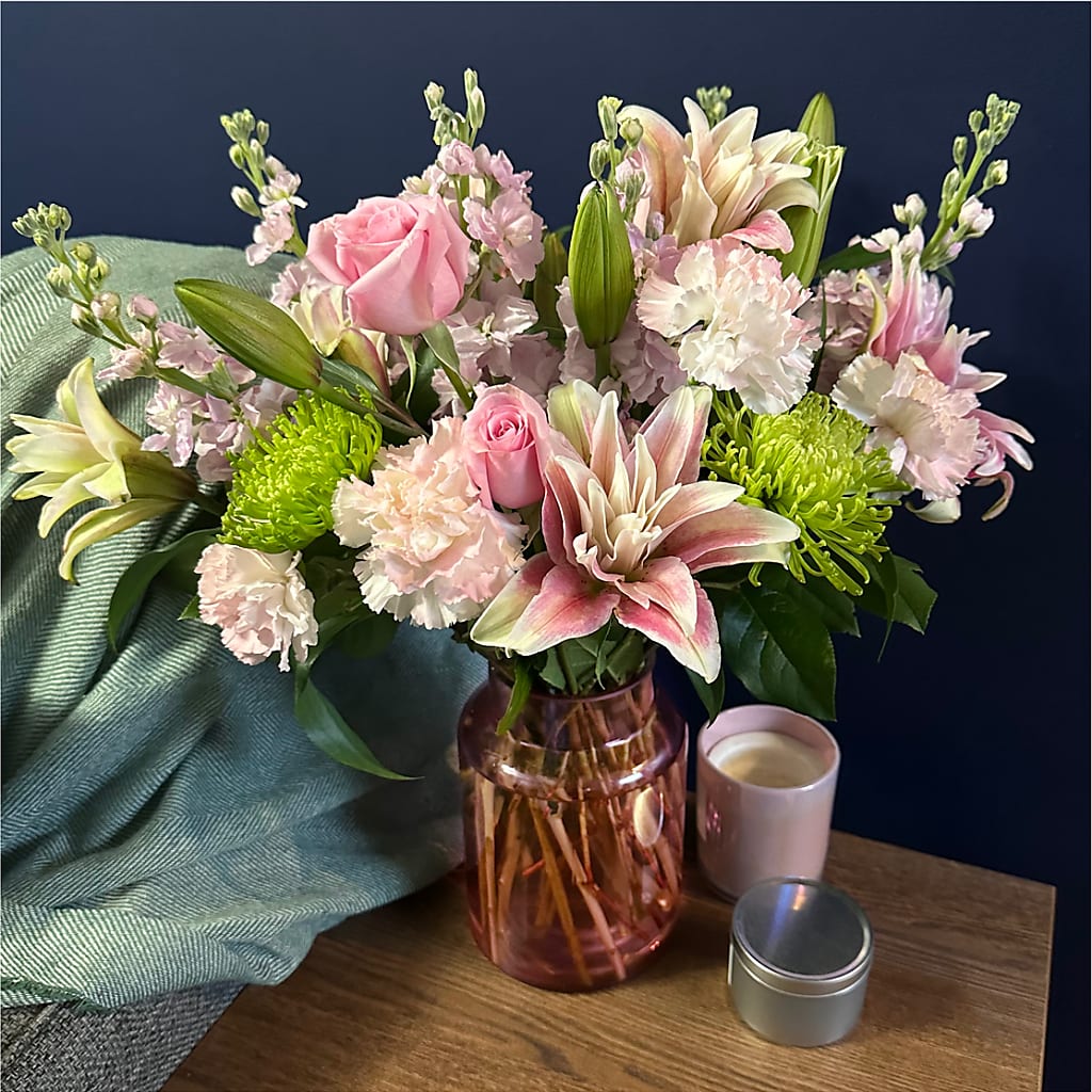 Pretty in Pink Bouquet –  Greenery Plus Florist, Monroe NY