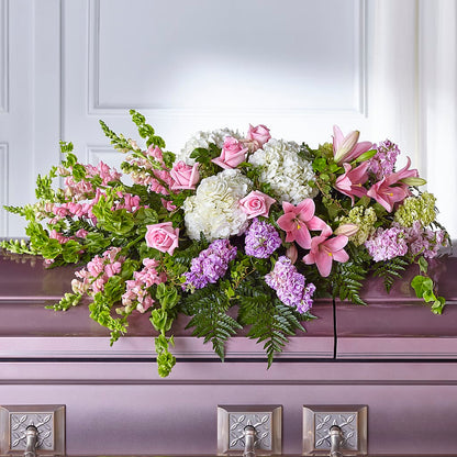 Life's Gratitude Casket Spray –  Greenery Plus Florist, Monroe NY