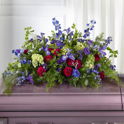 Always Treasured Casket Spray –  Greenery Plus Florist, Monroe NY