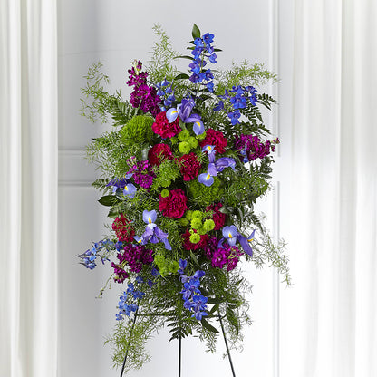 Heavenly Skies Standing Spray –  Greenery Plus Florist, Monroe NY