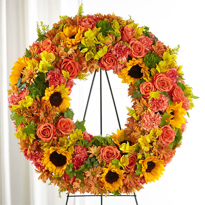 Autumnal Memories Wreath (Standard) –  Greenery Plus Florist, Monroe NY
