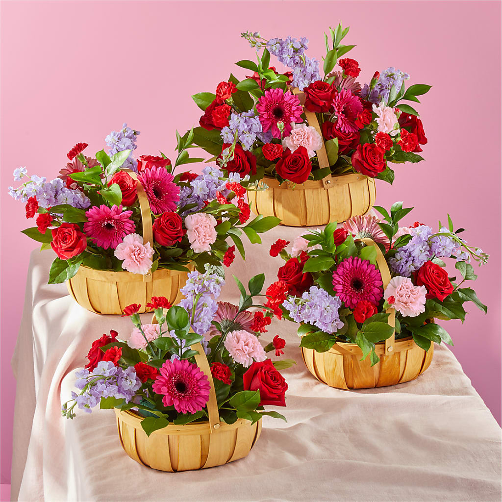 Pink Picnic Basket –  Greenery Plus Florist, Monroe NY