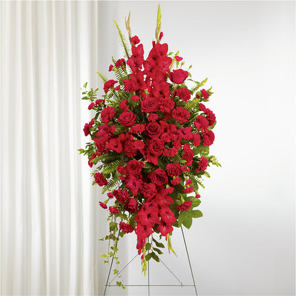 From the Heart Standing Spray –  Greenery Plus Florist, Monroe NY