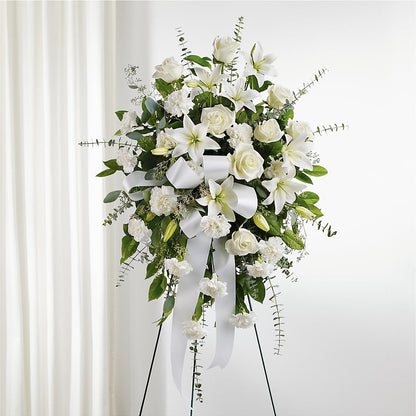 With Care Standing Spray –  Greenery Plus Florist, Monroe NY