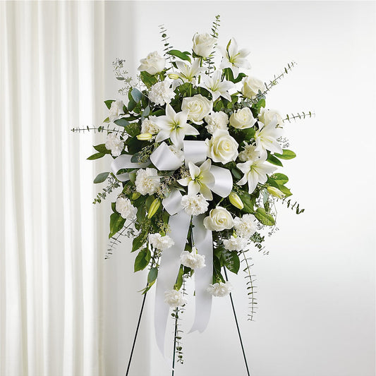 With Care Standing Spray –  Greenery Plus Florist, Monroe NY
