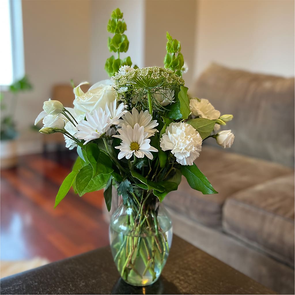 Classic Ivory – A Florist Original –  Greenery Plus Florist, Monroe NY