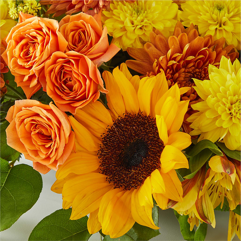 Autumn Harmony Centerpiece –  Greenery Plus Florist, Monroe NY