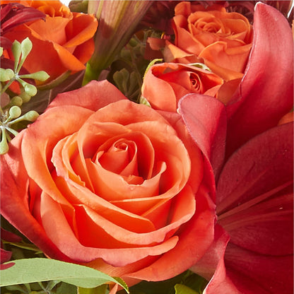 Crimson Leaves Bouquet –  Greenery Plus Florist, Monroe NY