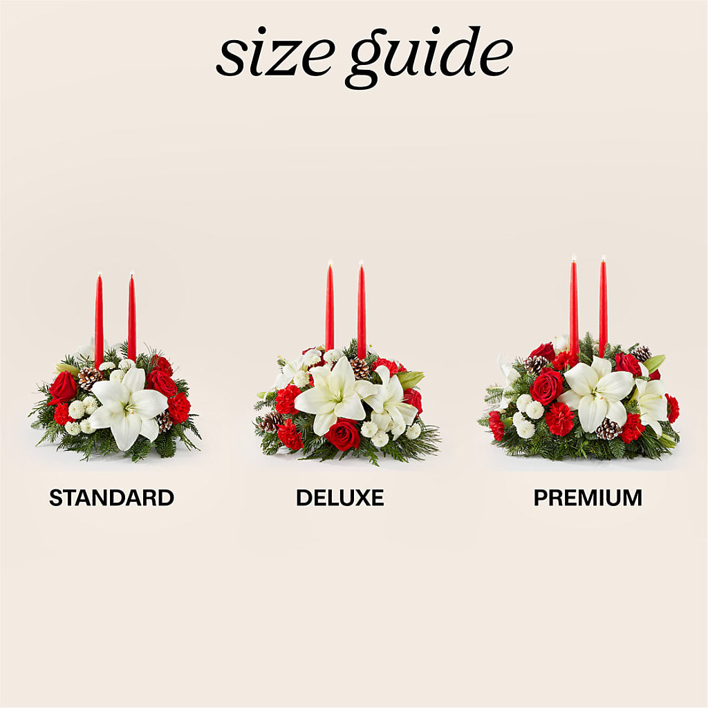 Seasonal Festivities Centerpiece –  Greenery Plus Florist, Monroe NY