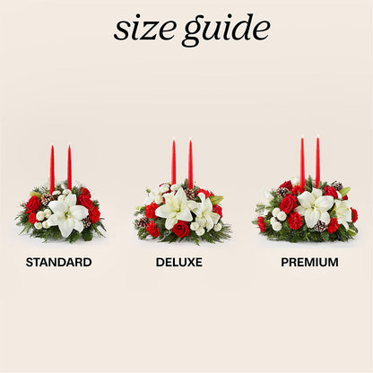 Seasonal Festivities Centerpiece –  Greenery Plus Florist, Monroe NY