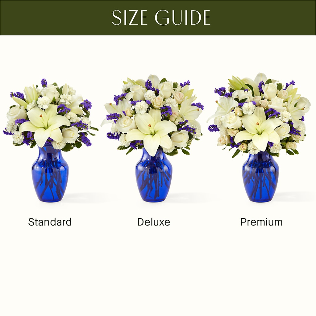 Sapphire Rush Bouquet –  Greenery Plus Florist, Monroe NY
