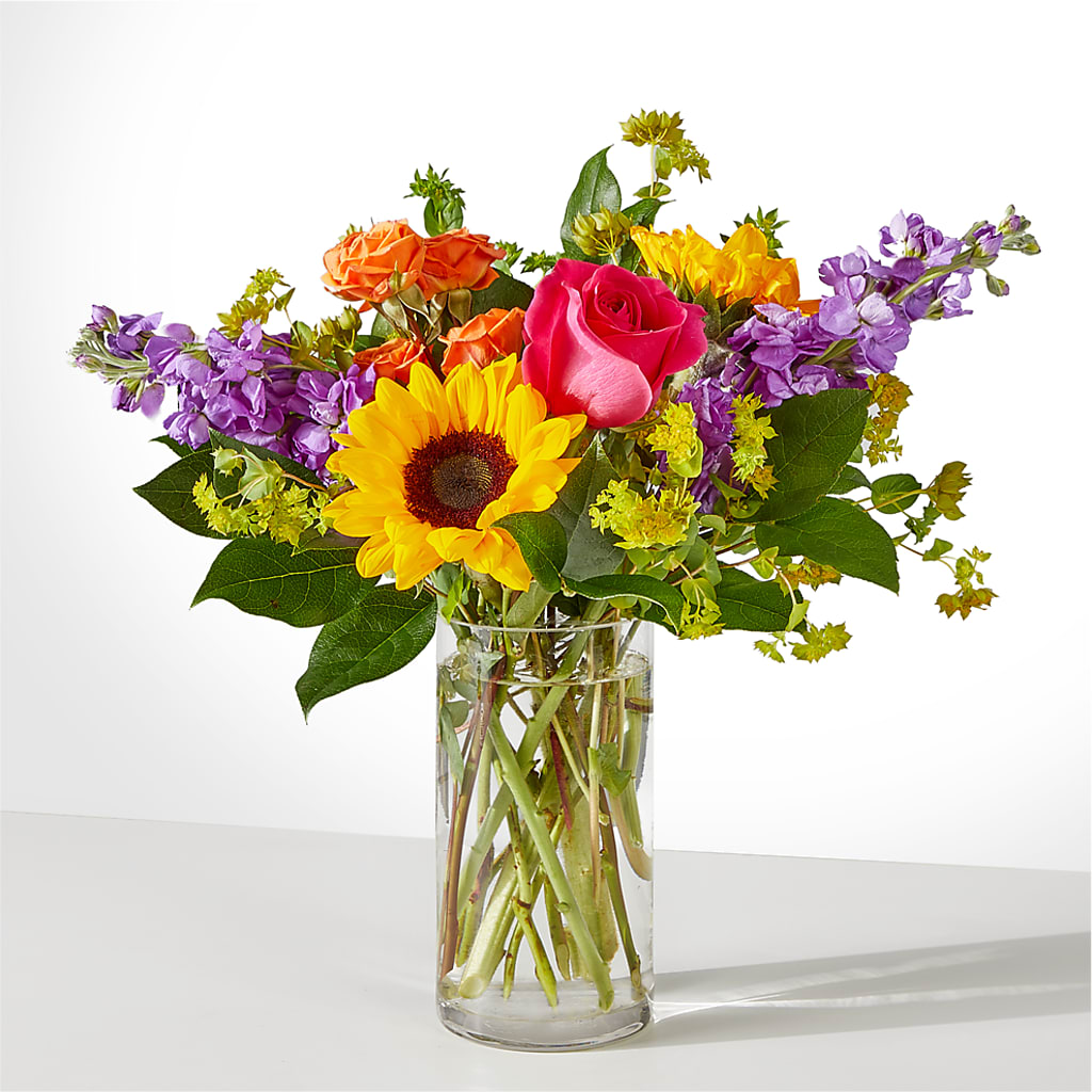 Vibrant Greetings Bouquet –  Greenery Plus Florist, Monroe NY