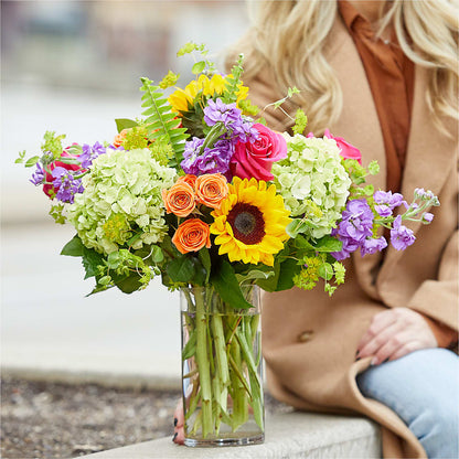 Vibrant Greetings Bouquet –  Greenery Plus Florist, Monroe NY