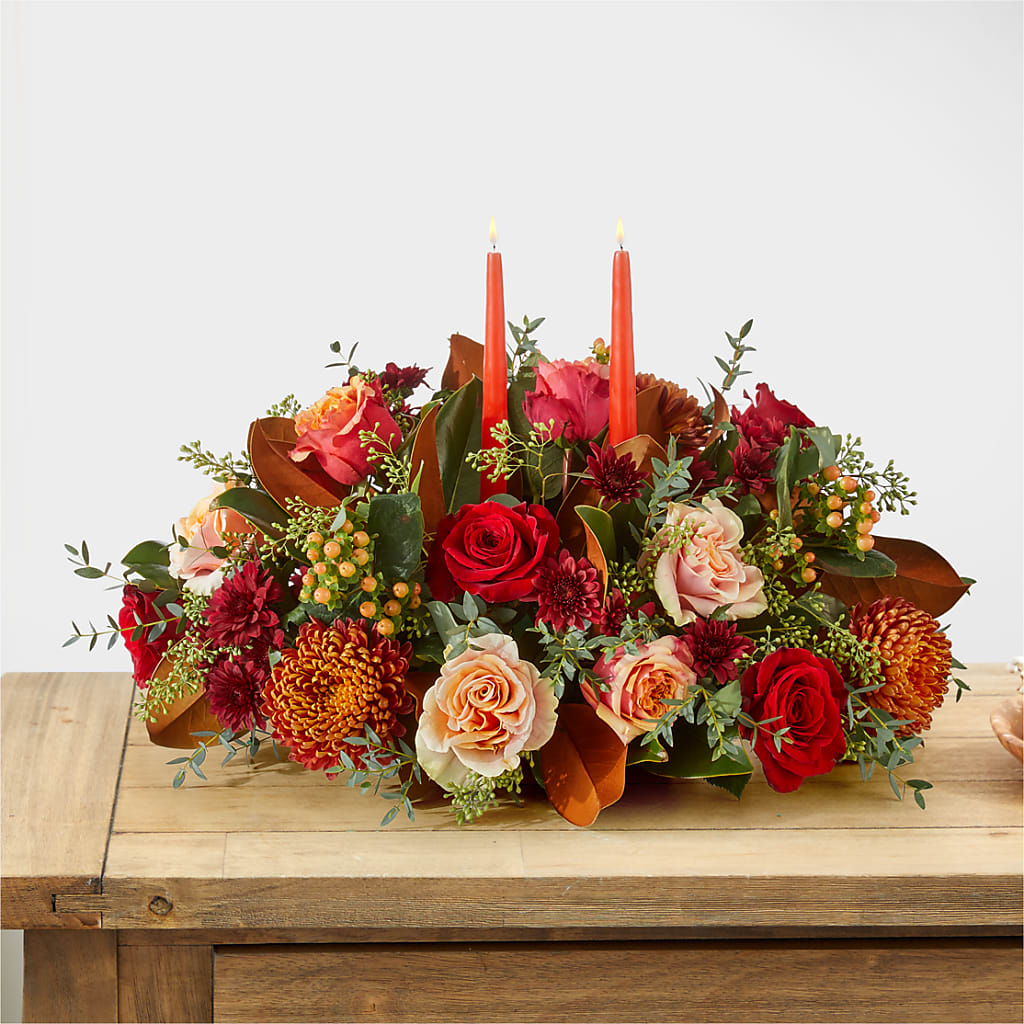 Gather Near Centerpiece –  Greenery Plus Florist, Monroe NY