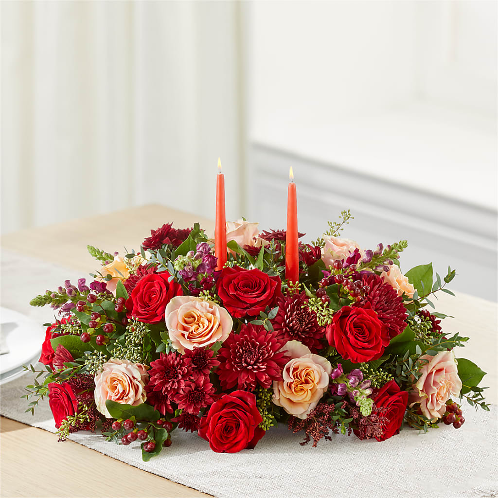 Most Thankful Centerpiece –  Greenery Plus Florist, Monroe NY