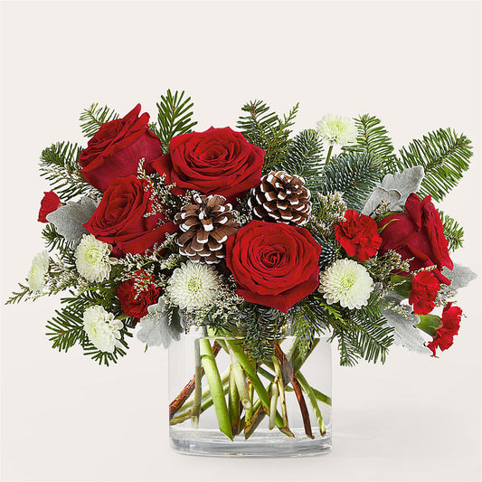Yule Cheer Bouquet –  Greenery Plus Florist, Monroe NY