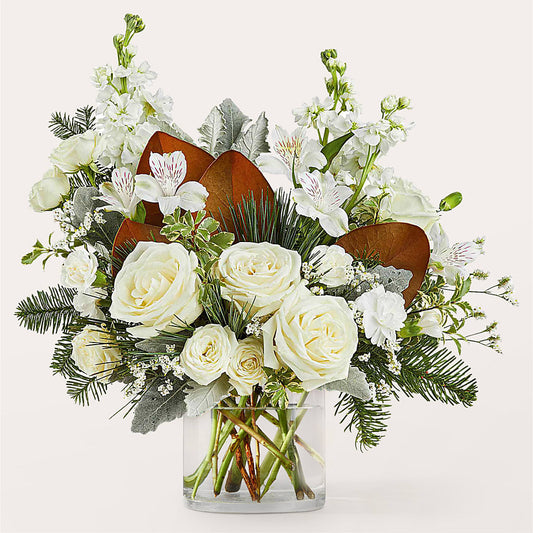 Fresh Snowfall Bouquet –  Greenery Plus Florist, Monroe NY