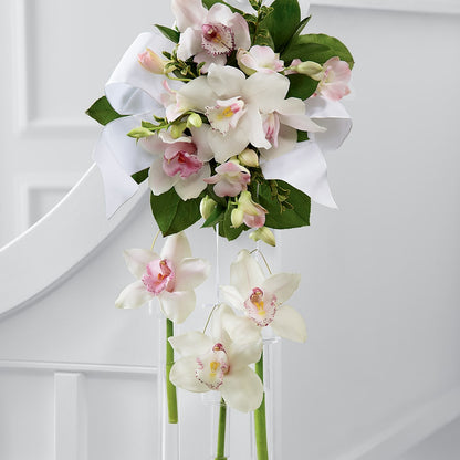 Perfect Entrance Pew Arrangement –  Greenery Plus Florist, Monroe NY