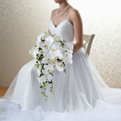 Classic White Bouquet –  Greenery Plus Florist, Monroe NY