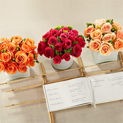 Dawn Rose Centerpiece –  Greenery Plus Florist, Monroe NY